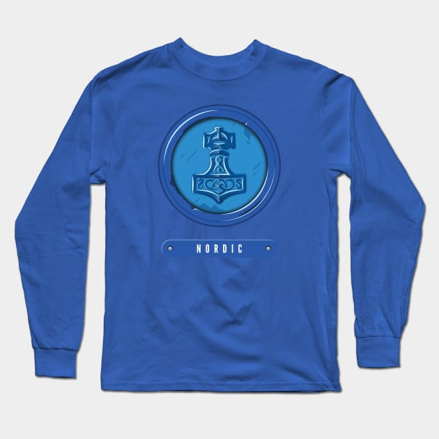 Nordic Faction (Scythe Board Game) Long Sleeve T-Shirt by MeepleVersion